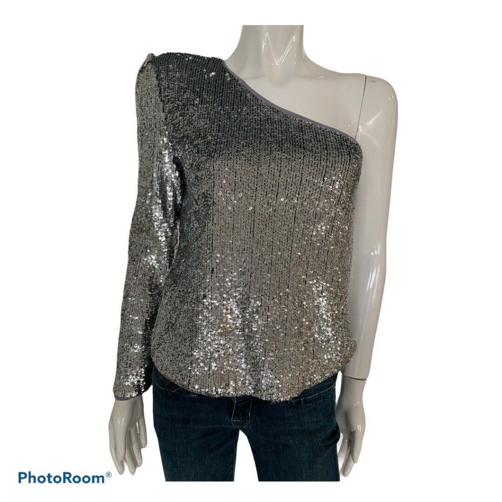 New BARDOT Off Shoulder Sequence XS Cocktail Top